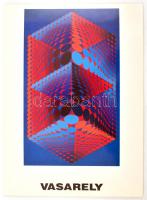 cca 1990-94 Vasarely, Victor (1908-1997): Hatlapos teljes mappa (teljes a borítóval együtt). Bp., é....