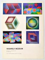 cca 1990-94 Vasarely, Victor (1908-1997): Hatlapos teljes mappa (teljes a borítóval együtt). Bp., é....