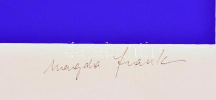 Frank Magda (1914-1997): Kompozíció. Szitanyomat, papír, jelzett, művészpéldány E.A. 39,5×27,5 cm / ...