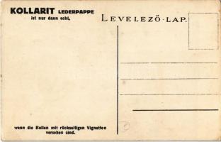 Kollarit-Bőrlemez a szagtalan tetőfedéllemez. Légrády testvérek kiadása / Hungarian roofing plate an...