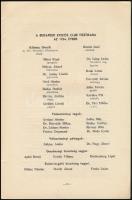 1934 A Budapest Evezős Club jelentése az 1934 évről. 22p
