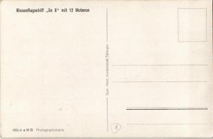 Riesenflugschiff "Do X" mit 12 Motoren. Gebr. Metz Kunstanstalt / German Dornier Do X larg...