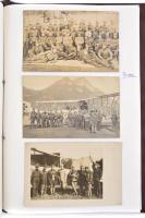 cca 1914-1918 I. világháborús magyar repülős katona fényképes front naplója 27 fényképpel és okmánny...