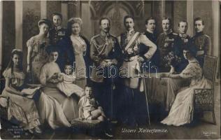 1909 Unsere Kaiserfamilie / German royal family, Wilhelm II. Verlag v. Gustav Liersch & Co. 2089. (EK)