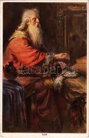 Isaak / Isaac. Wohlgemüth & Lissner. Bilder zur Biblischen Geschichte. No. 2508. Judaica art postcard s: Johannes Tillack (Rb)