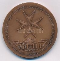 Bozó Gyula (1913-2004) / Szabó Géza (1939-) DN "Johannita rend / 1241. Muhi" Br emlékérem ...