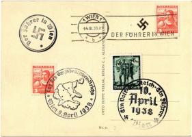 Führer Adolf Hitler + "1938 Ein Volk, Ein Reich, Ein Führer Wien" + "1938 Tag des Gro...