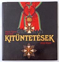 Makai Ágnes - Héri Vera: Kitüntetések. Bp., Zrínyi, 1990. Gazdagon illusztrált. Kiadói műbőr kötésben, védőborítóval, használt, szép állípotban