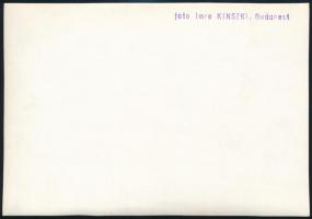 cca 1934 Kinszki Imre (1901-1945) budapesti fotóművész hagyatékából, pecséttel jelzett vintage fotó ...