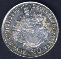 1848. 20kr Ag T:1/2 juszt. lh