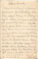 1917 Első világháborús tábori postai levelezőlap Ferenc József arcképével / WWI K.u.K. military fiel...
