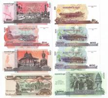 Kambodzsa 1999-2014. 50R-2000R (8xklfl) T:I
Cambodia 1999-2014. 50 Riels - 2000 Riels (8xdiff) C:Un...