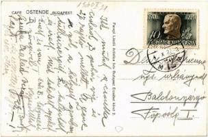 1940 Budapest VII. Café Ostende, Rajkó gyerek cigány zenekar / Gypsy children music band