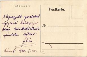 Konzertpianistin Flora von Deaky / Zongoraművésznő. Hátoldalon saját kezű írása / Hungarian pianist ...