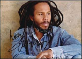Ziggy Marley zenész saját kezű aláírása / musican autograph signature on photo 13x18 cm