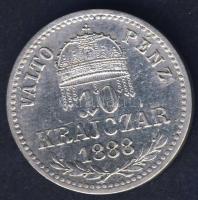 1888. 10kr Ag T:2-/3+