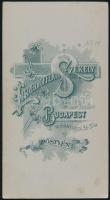 cca 1905 Budapest, Liederhoffer és Székely fényképészek műtermében készült, vintage fotó, amely a 15...