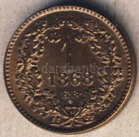 1868KB 1kr "rozettás" T:1