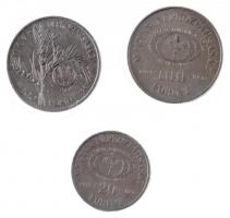 1981. 100Ft Ni "FAO I. - Világélelmezési nap" + 1984. 20Ft Cu-Ni "FAO - Védd az erdőt...