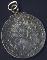 1783B Tallér Ag "ún. Jézus Tallér" hátoldalába zománcos Krisztus fej illesztve, füllel, kis lánccal! R!