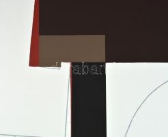 Mark (Márkus), Anna (1928): Geometrikus kompozíció. Szitanyomat, papír, jelzett, számozott (22/40), ...