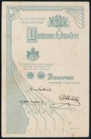 1904 Budapest, Uher Ödön (1862-1931) császári és királyi udvari fényképész műtermében készült vintag...