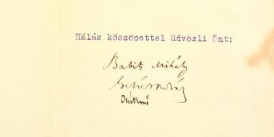 1924 A Nyugat. Szépirodalmi és kritikai folyóirat gépelt levele egy azonosítatlan személy részére, h...
