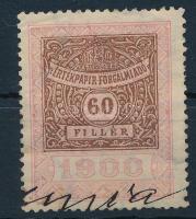 1900 60f értékpapír forgalmi adó bélyeg (15 000)