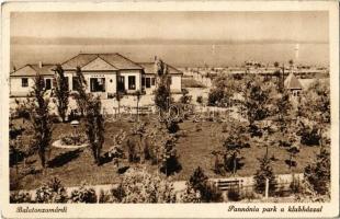 1940 Zamárdi, Balaton-Zamárdi; Pannonia park a klubházzal (EK)