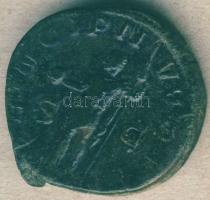 Római Császárság II.PHILIPPUS 244-249. Sestertius T:3+ lapkahibából eredő repedés