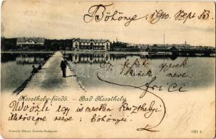 1900 Keszthely, fürdő, Hullám és Balaton szálloda (fl)