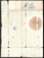 1712 III. Károly levele Pozsony vármegye közösségének a katonaság téli elszállásolásáról és eltartás...