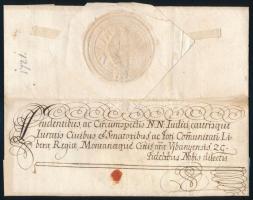 1721 III. Károly levele Újbánya (ma: Nová Baňa, SK) magisztrátusának, amelyben megparancsolja, hogy ...