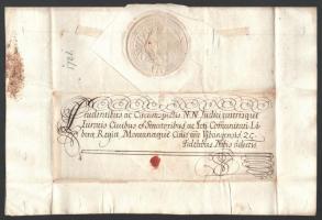 1721 III. Károly levele Újbánya (ma: Nová Baňa, SK) magisztrátusának, amelyben megparancsolja, hogy ...