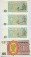 Burma 1972. 1K (3x) + 1973. 10K T:I,I-
Burma 1972. 1 Kyat (3x) + 1973. 10 Kyat C:Unc,AU Krause#56,5...