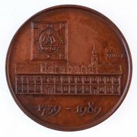 Lebó Ferenc (1960-) 1989. "250 éves a mosonmagyaróvári Kossuth Lajos Gimnázium" Br emlékér...