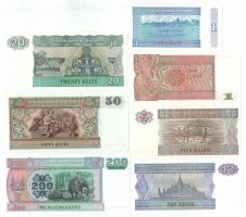 Mianmar 1990. 1K + 1996. 1K + 5K + 10K + 1994. 20K + 50K + 1991;1998 200K T:I
Myanmar 1990. 1 Kyat ...