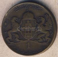 1930-as évek B.SZ.K.R.T. 1P pengőbárca T:2 R!