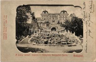 1901 Budapest I. Királyi várkert részlete. Divald Károly 376. Art Nouveau (EK)
