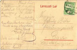 1913 Budapest II. Heszmann Károlyné "Margitpark" kávéháza, belső. Margit körút 1. / cafe i...