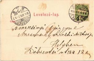 1904 Budapest V. József tér (ma József Nádor tér), üzlet (EK)