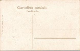 SMS Árpád az Osztrák-Magyar Haditengerészet Habsburg-osztályú csatahajója este / K.u.K. Kriegsmarine...