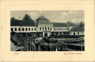 1914 Zsibó, Jibou; Báró Wesselényi kastély, kert. W. L. Bp. 7094. / castle and garden