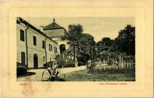 1914 Zsibó, Jibou; Báró Wesselényi kastély, kert. W. L. Bp. 7093. / castle and garden (fl)
