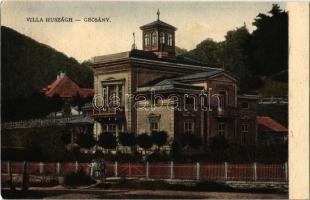 Vihnyefürdő, Kúpele Vyhnye; Huszágh-Gecsányi villa / villa (Rb)