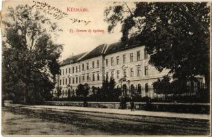 1908 Késmárk, Kezmarok; Evangélikus líceum új épülete / Lutheran schools new building (EB)