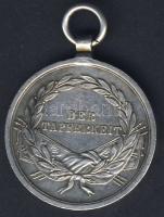 Ausztria cca. 1860-as évek DN "Der Tapferkeit" Ag hadi érdemérem 17,7g T:2