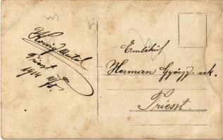 1914 SMS Zrínyi az Osztrák-Magyar Haditengerészet Radetzky-osztályú pre-dreadnought csatahajójának m...