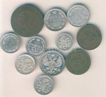 Oroszország 1899-1915. 1k(2x), 3k (1x). 5k Ag (1x), 10k Ag (4x), 15k (2x), 20k (1x), T:1,2,2/3,3+