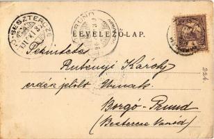 1901 Cuha-völgy, Czuha-völgy; Győr-Veszprém-vasútvonalon vasúti híd a Bakonyban, kisvasúti vonat. Kö...